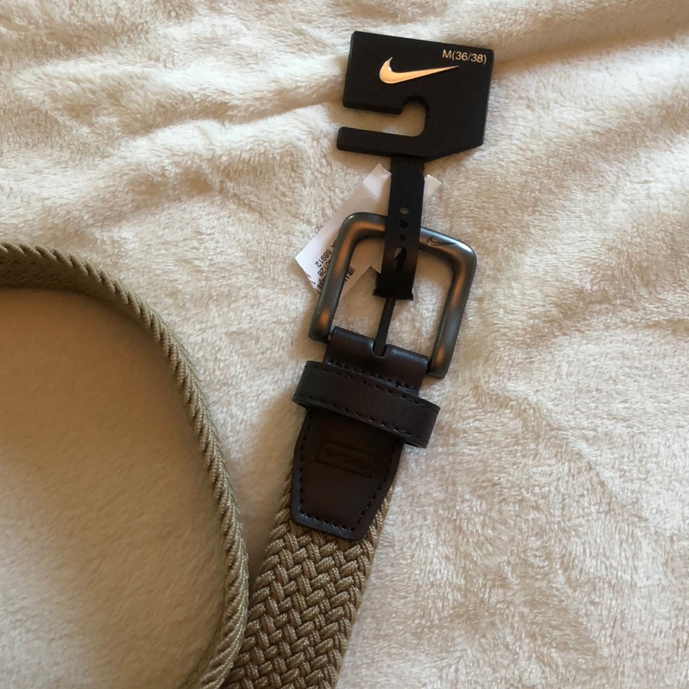 Nike Men’s G-flex Stretch Golf Belt, khaki, M